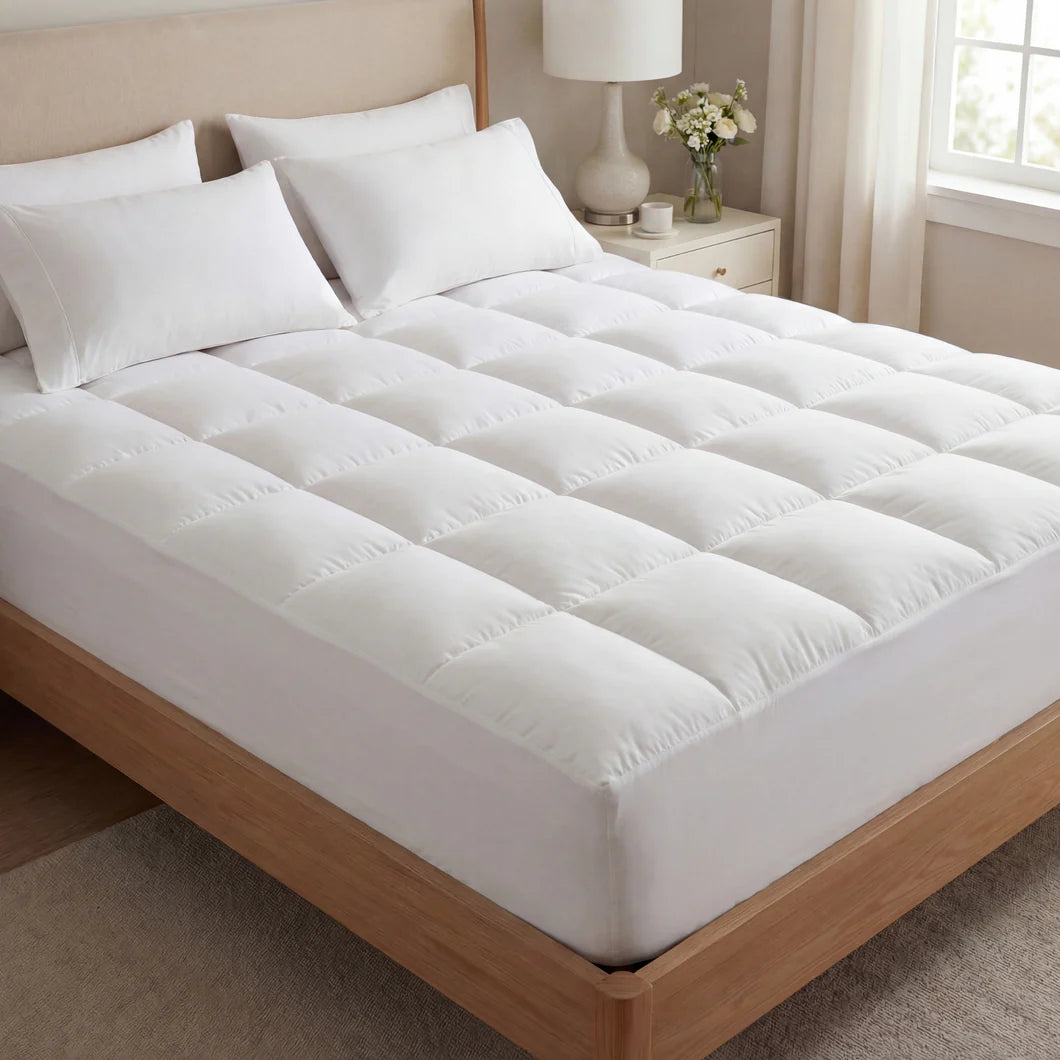 Surmatelas matelassé haut de gamme 1000 g/m² extra épais et luxueux — Respirant et moelleux